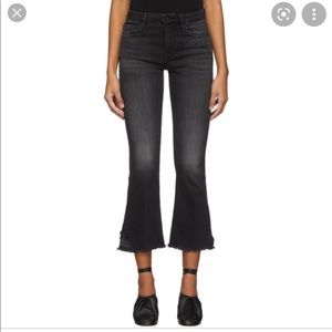 Frame denim le crop mini boot